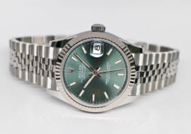 ロレックス デイトジャスト 31 278274 ランダム ミントグリーン SS WG ジュビリー 自動巻き 保証書付き 2024年 新品