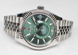 ロレックス スカイドゥエラー 336934 ミントグリーン SS WG ジュビリー メンズ 保証書付き 2024年