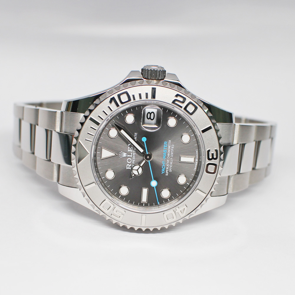 ロレックス ヨットマスター 37 268622 ランダム スレート SS PT 自動巻き メンズ 保証書付き 2024年 新品