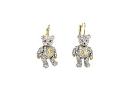 ヴィヴィアンウエストウッド テディベア ピアス ゴールド