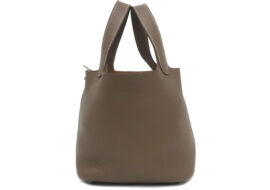 エルメス ピコタンロックPM 18 エトゥープ シルバー金具 トリヨンクレマンス □Q刻印