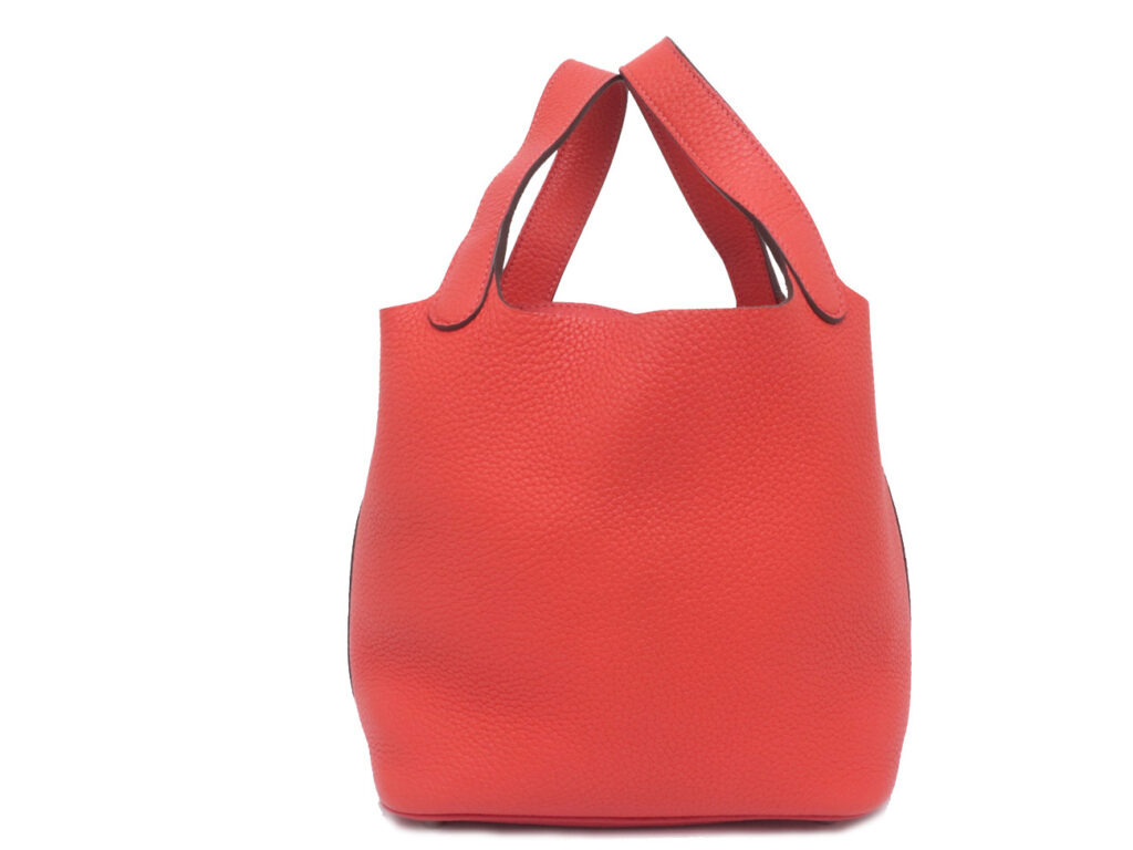 エルメス ピコタンロックPM 18 ローズジャイプール シルバー金具 トリヨンクレマンス □R刻印