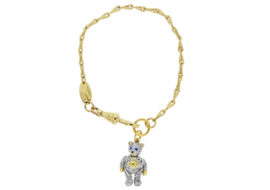 ヴィヴィアンウエストウッド テディベア ブレス ラインストーン