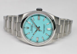 ロレックス オイスターパーペチュアル 36 126000 ランダム ターコイズブルー SS メンズ 保証書付き 2024年 新品