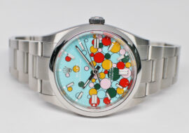 ロレックス オイスターパーペチュアル 36 126000 ランダム ターコイズブルー セレブレーション SS メンズ 2024年 新品