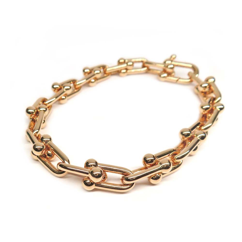 ティファニー ハードウェア ミディアム リンク ブレスレット エクストララージサイズ 750RG