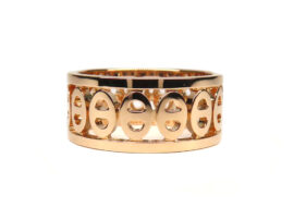 エルメス リング 指輪 シェーヌダンクル ディヴィーヌ PM 51 K18PG ローズゴールド 2022年製造