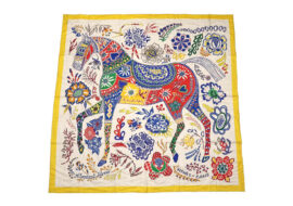 HERMES エルメス カレ 140 EN ATTENDANT ULYSSE/オデュッセウスを待ちながら スカーフ カシシル