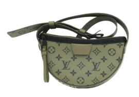 ルイヴィトン LVムーンクロスボディ モノグラム ショルダーバッグ グリーン M23838