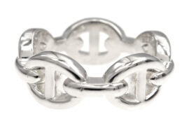 エルメス シェーヌダンクル アンシェネPM リング サイズ50 AG925