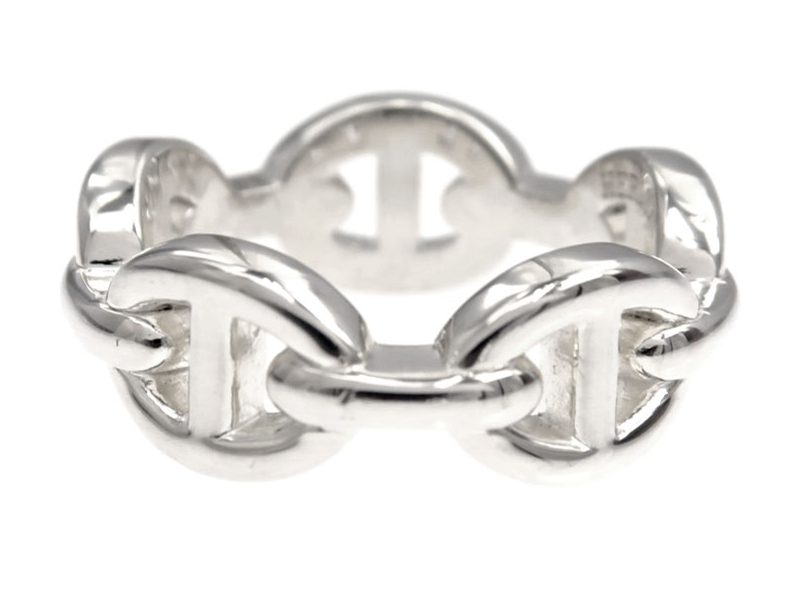 エルメス シェーヌダンクル アンシェネPM リング サイズ50 AG925