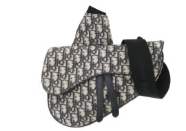 ディオール サドルクロスボディバッグ ショルダーバッグ バムバッグ オブリーク ブラック