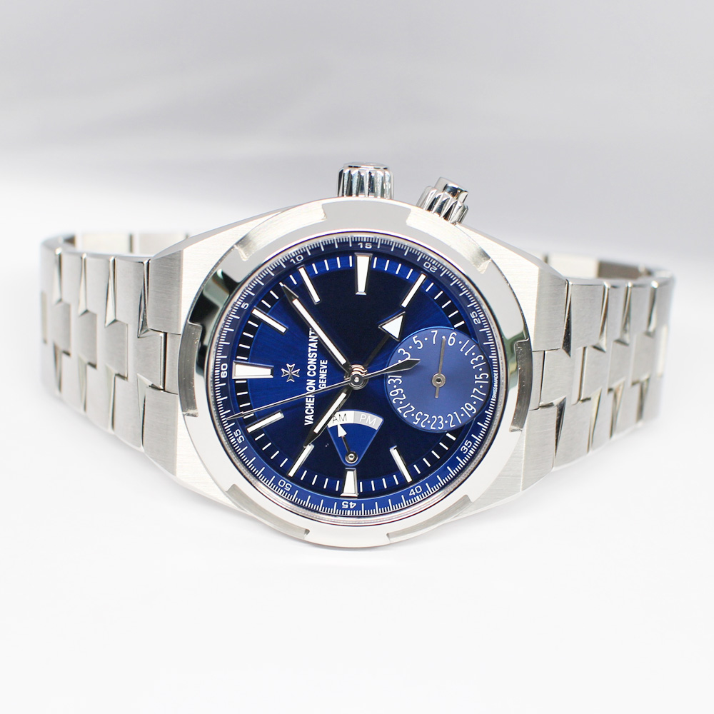 ヴァシュロンコンスタンタン オーヴァーシーズ デュアルタイム 7900V/110A-B334 ブルー メンズ 保証書付き 2021年