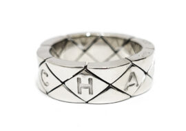 シャネル CHANEL リング マトラッセ 750WG