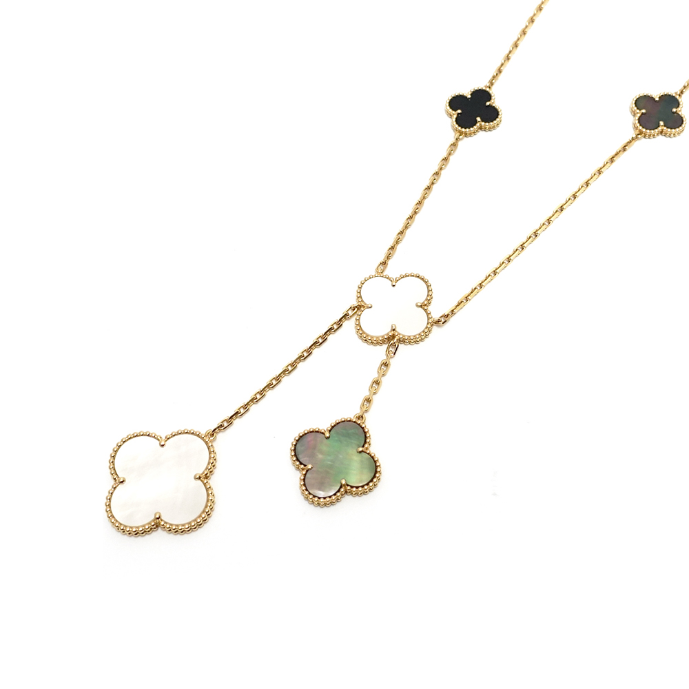 ヴァンクリーフ&アルハンブラ VAN CLEEF&ARPELS マジック アルハンブラ ネックレス6モチーフ 750YG VCARD79200
