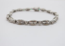 ブレスレット K18WG ホワイトゴールド ダイヤモンド