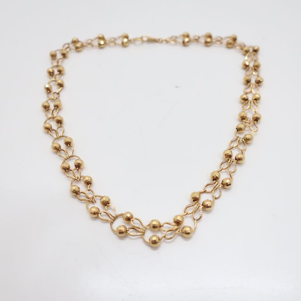 ネックレス K18 イエローゴールド デザイン