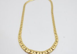 ネックレス K18 イエローゴールド 750 デザインチョーカー