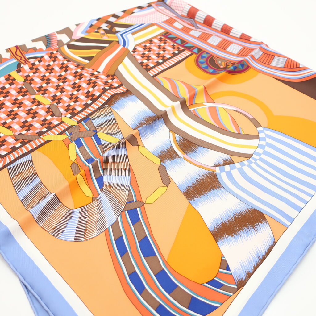 エルメス カレ90 スカーフ Le Selle Imaginaire 天想の鞍