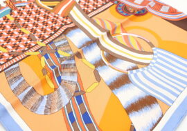 エルメス カレ90 スカーフ Le Selle Imaginaire 天想の鞍