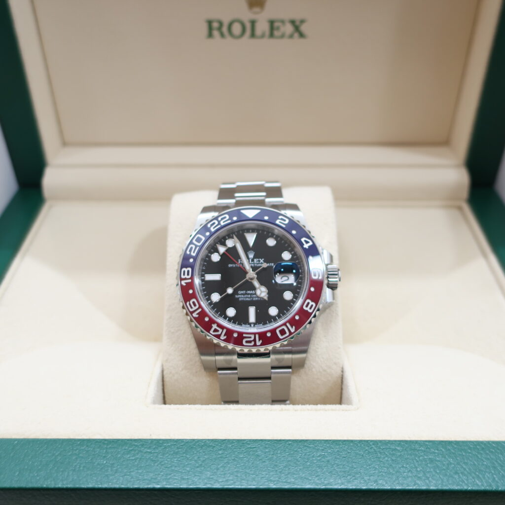 ロレックス GMTマスターⅡ オイスターブレス 126710BLRO SS