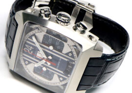 タグホイヤー モナコ 24 キャリバー36 クロノグラフ CAL5111.FC6299 SS レザー ブルー