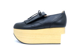 ヴィヴィアンウエストウッド ロッキンホースゴルフ サイズ5 カーフレザー 厚底シューズ