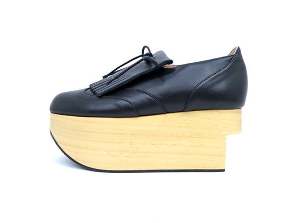 ヴィヴィアンウエストウッド ロッキンホースゴルフ サイズ5 カーフレザー 厚底シューズ