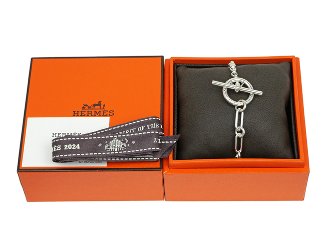 HERMES エルメス シェーヌダンクル パンク ブレスレット ST AG925