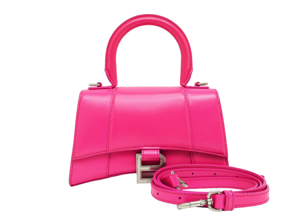 バレンシアガ アワーグラスXS 2WAY ハンド ショルダーバッグ ピンク 592833