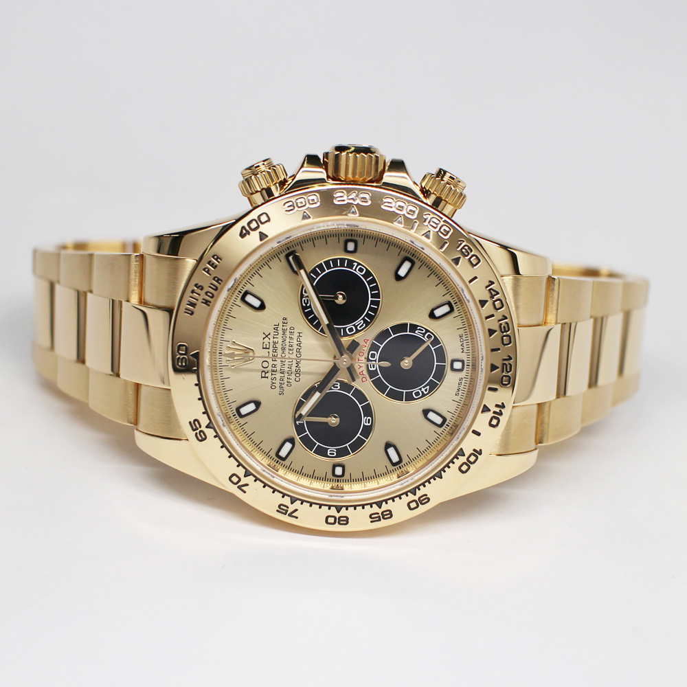 ロレックス デイトナ 116508 ランダム シャンパン ブラック YG 自動巻き メンズ 保証書付き 2017年