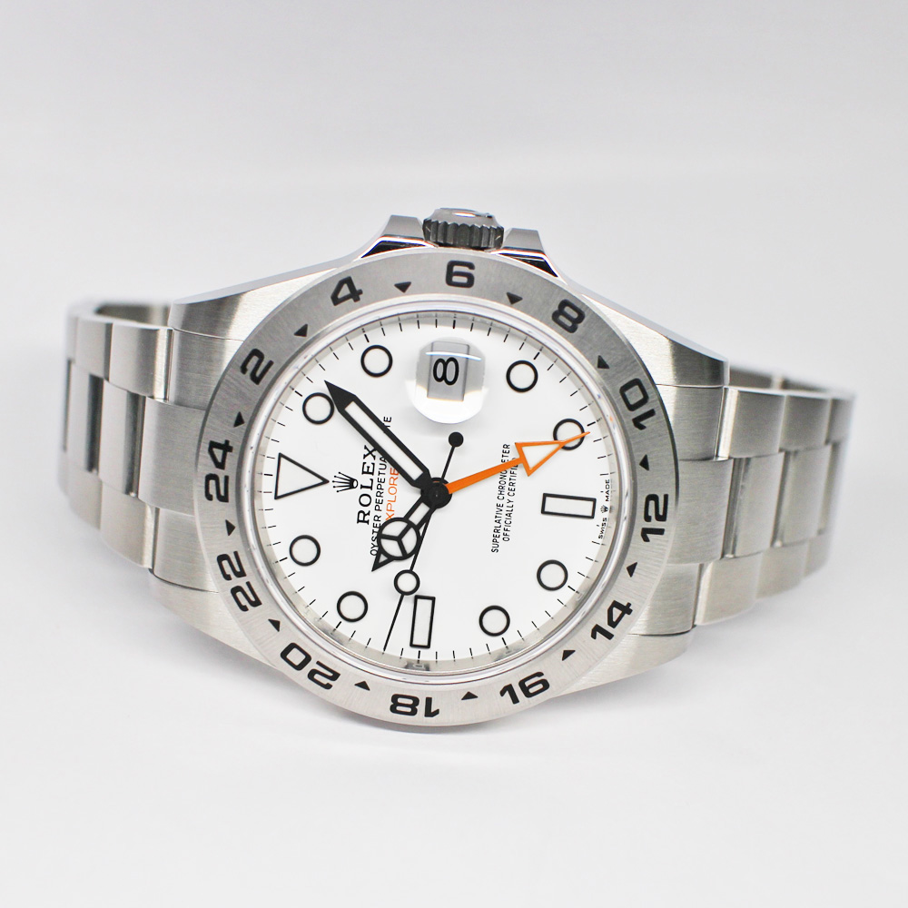 ロレックス エクスプローラーII 226570 ランダム ホワイト 自動巻き メンズ 保証書付き 2024年 新品