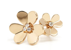 ヴァンクリーフ&アーペル VAN CLEEF&ARPELS フリヴォル アントレ ドア リング 750PG VCARPFBL00 フラワー