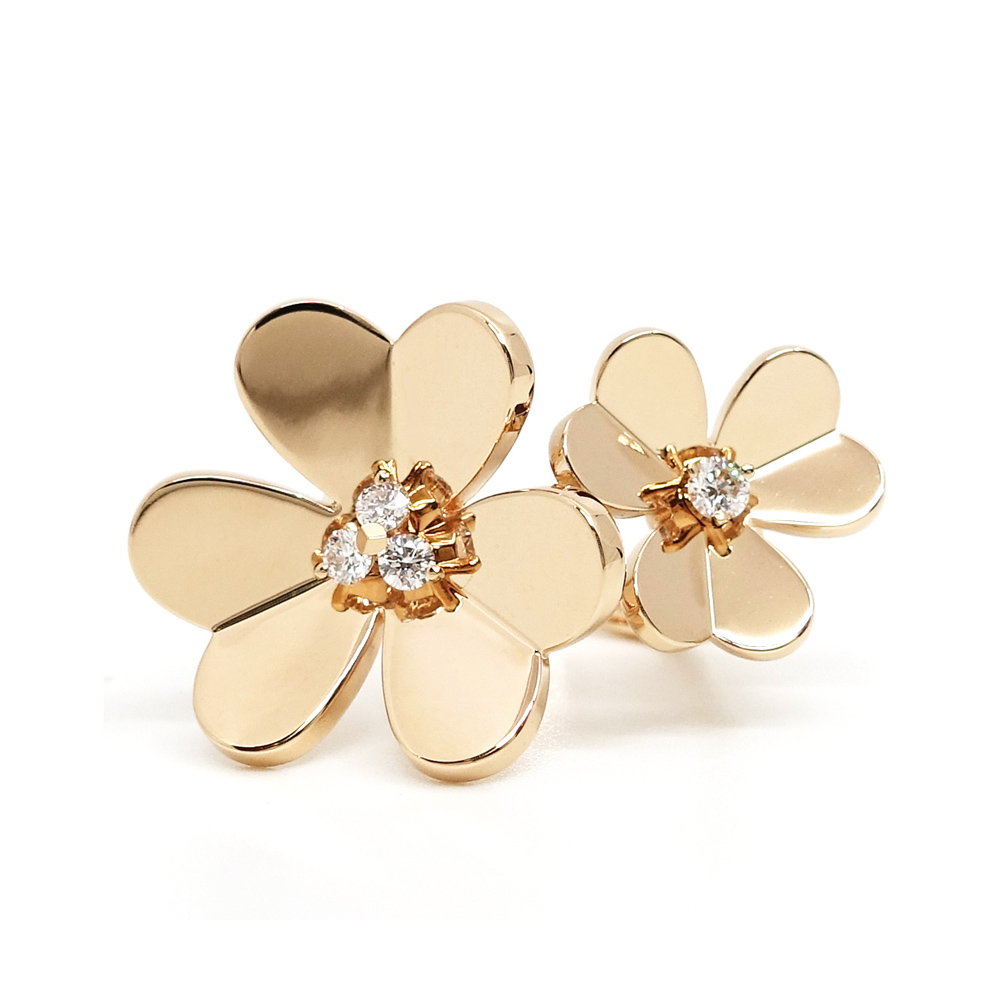 ヴァンクリーフ&アーペル VAN CLEEF&ARPELS フリヴォル アントレ ドア リング 750PG VCARPFBL00 フラワー