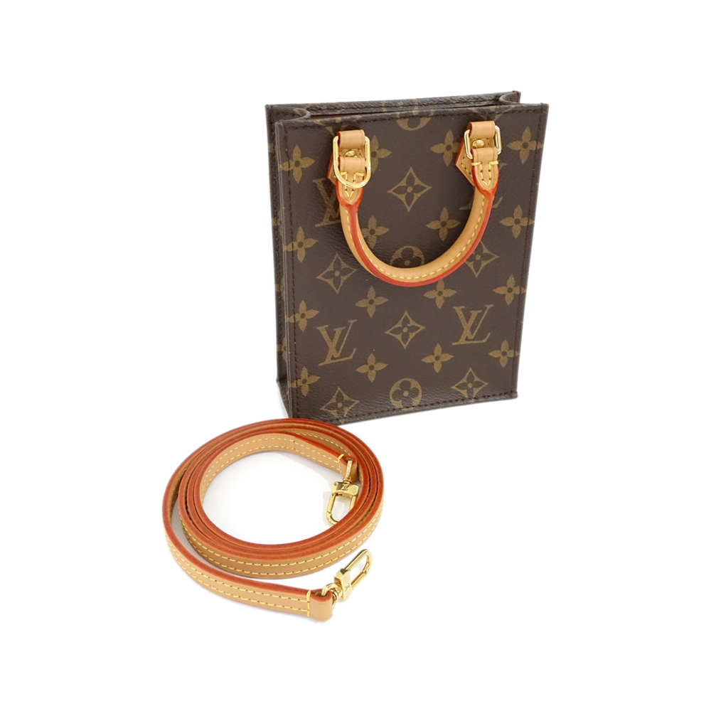 ルイヴィトン LOUIS VUITTON プティット サックプラ モノグラム 2WAYバッグ M81295