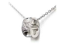 ルイヴィトン LOUIS VUITTON パンダンティフ アンプラント ネックレス ダイヤモンド Q93127 750WG