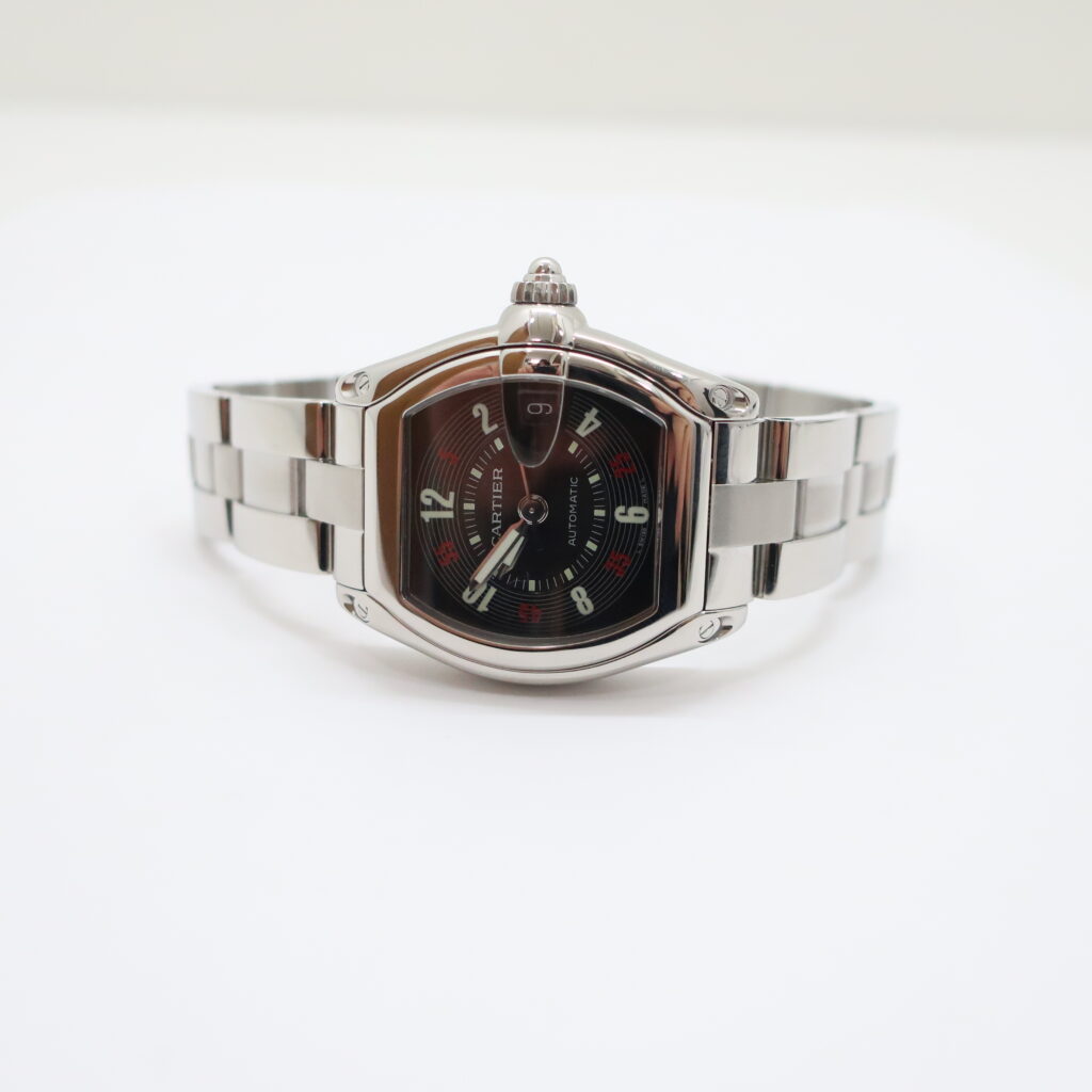 カルティエ ロードスター W62002V3 ブラック文字盤 SS