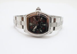 カルティエ ロードスター W62002V3 ブラック文字盤 SS