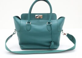 エルメス ツールボックス26 マラカイト シルバー金具 スイフト