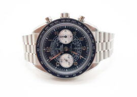 オメガ スピードマスター クロノスコープ クロノグラフ 329.30.43.51.03.001 43㎜ ブルー SS 手巻き