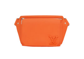 ルイヴィトン LVアロエグラム バムバッグ NV オレンジ ボディバッグ トリヨンレザー M59625 RFID
