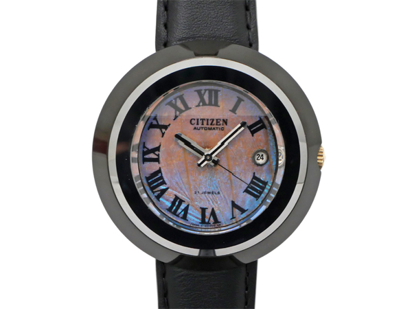 シチズン 4-650972-K 蝶文字盤 パラウォーター 自動巻き ヴィンテージ