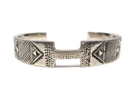 エルメス ブレスレット バングル トゥアレグ トゥアレグ族 H型 Ag925 シルバー SV T5