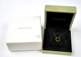 VAN CLEEF&ARPELS ヴァン クリーフ＆アーペル VCARA45800 ヴィンテージ アルハンブラ ペンダント 18K イエローゴールド オニキス