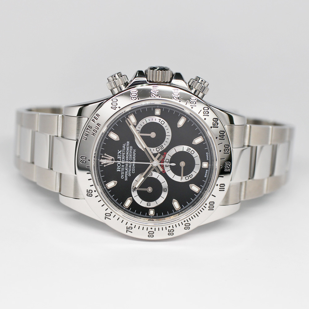 ロレックス デイトナ 116520 ランダム ブラック SS 自動巻き