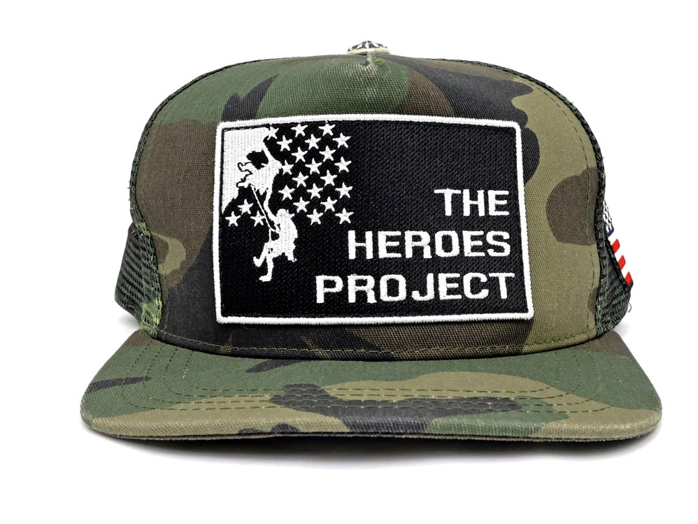 クロムハーツ キャップ トラッカー 迷彩 ヒーローズプロジェクト ブラック