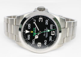 ロレックス エアキング 126900 ランダム ブラック 自動巻き メンズ 保証書付き 2024年