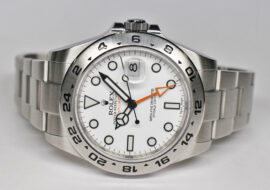 ロレックス エクスプローラーII 216570 ランダム ホワイト 自動巻き メンズ 保証書付き 2016年