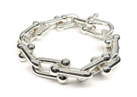 ティファニー ハードウェア ラージ リンク ブレスレット スモールサイズ Ag925