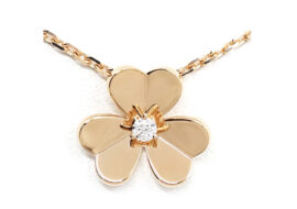 ヴァンクリーフ&アーペル VAN CLEEF&ARPELS フリヴォル スモール ダイヤモンド ネックレス VCARPFBM00 750PG